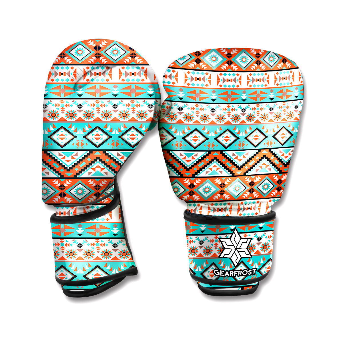 Pendleton Navajo Geometric Pattern Print Boxing Gloves