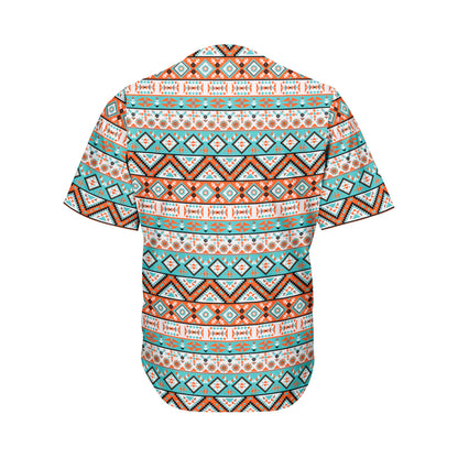 Pendleton Navajo Geometric Pattern Print Men's Baseball Jersey