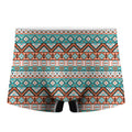 Navajo Geometric Pattern Print Men's Boxer Briefs