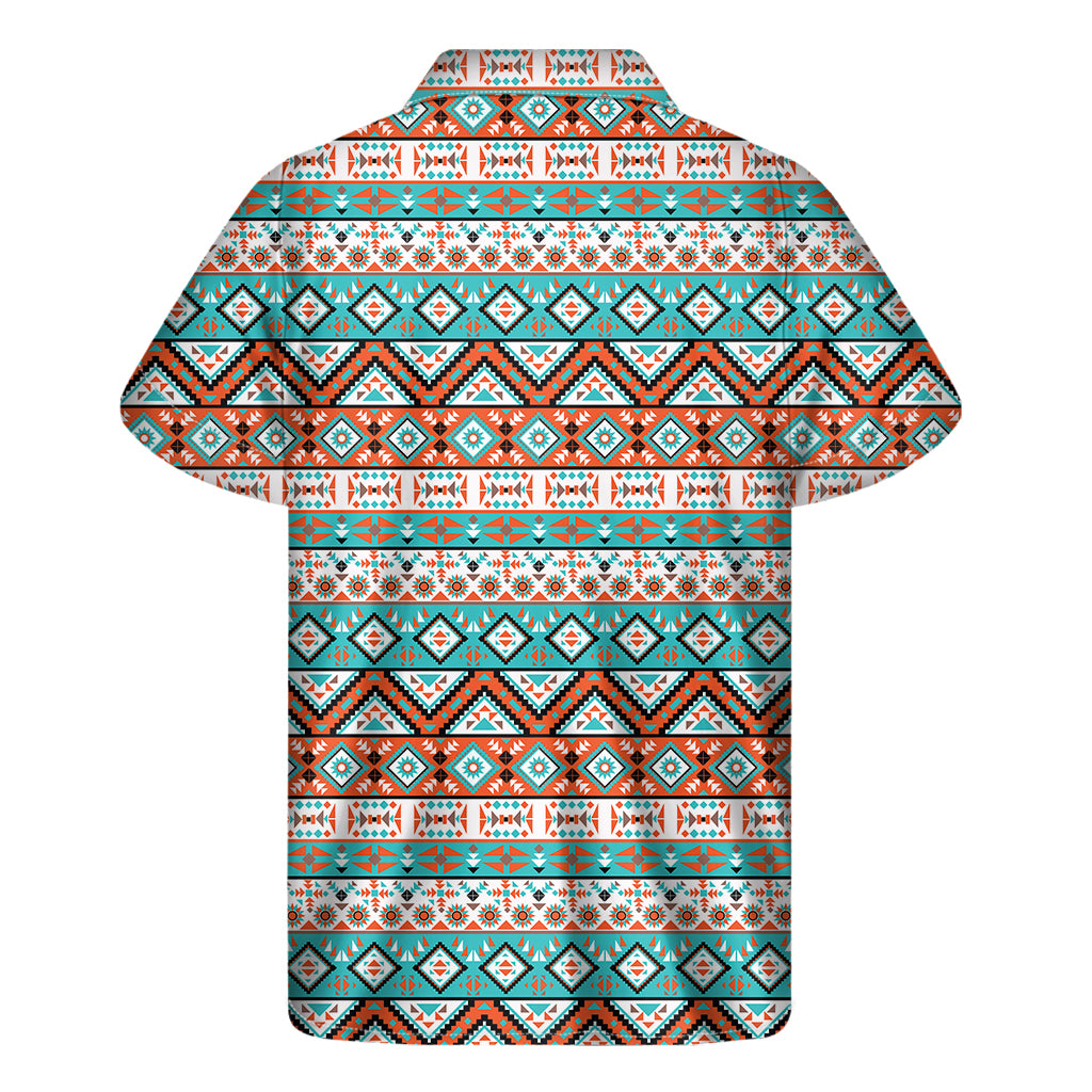 Pendleton Navajo Geometric Pattern Print Men's Short Sleeve Shirt