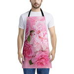 Peony And Rose Print Apron