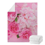 Peony And Rose Print Blanket