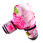 Peony And Rose Print Boxing Gloves