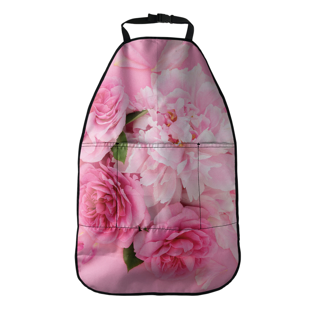 Peony And Rose Print Car Seat Organizers
