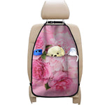 Peony And Rose Print Car Seat Organizers