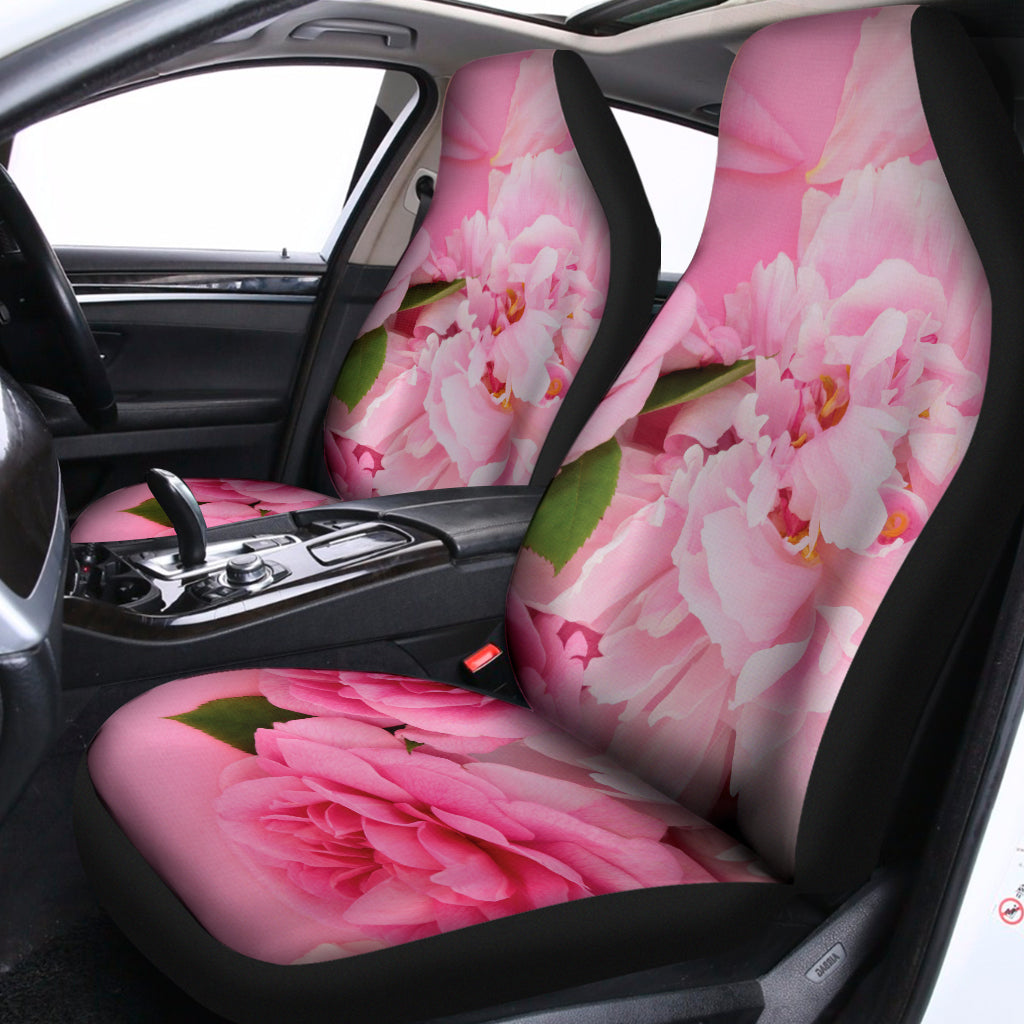 Peony And Rose Print Universal Fit Car Seat Covers