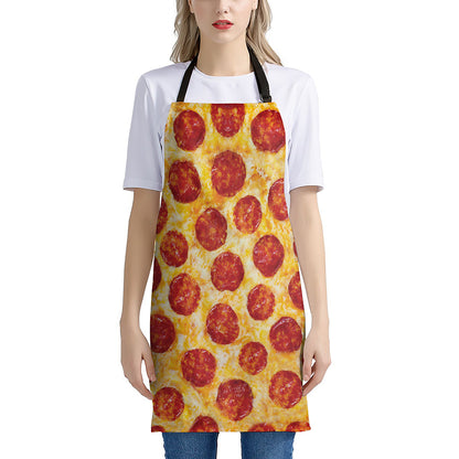 Pepperoni Pizza Print Apron