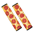 Pepperoni Pizza Print Car Seat Belt Covers
