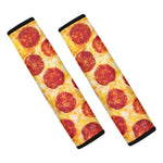 Pepperoni Pizza Print Car Seat Belt Covers