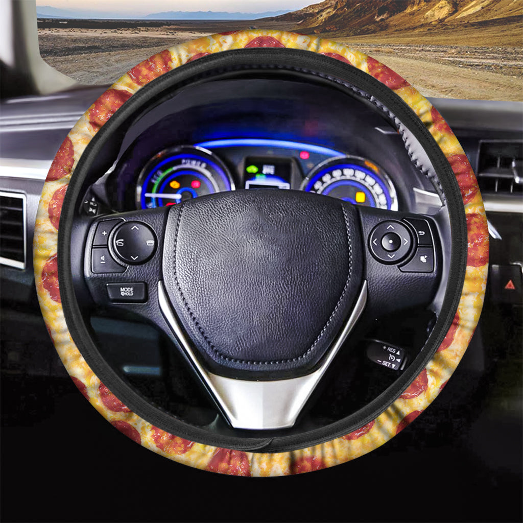  Cartoon Pizza Steering Wheel Cover 15 Inch Car