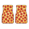 Pepperoni Pizza Print Front Car Floor Mats