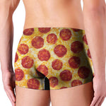 Pepperoni Pizza Print Men's Boxer Briefs