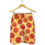 Pepperoni Pizza Print Men's Shorts