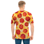 Pepperoni Pizza Print Men's T-Shirt