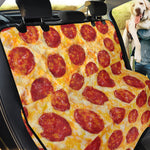 Pepperoni Pizza Print Pet Car Back Seat Cover