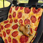 Pepperoni Pizza Print Pet Car Back Seat Cover