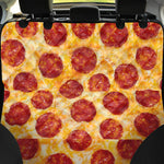 Pepperoni Pizza Print Pet Car Back Seat Cover