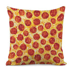 Pepperoni Pizza Print Pillow Cover