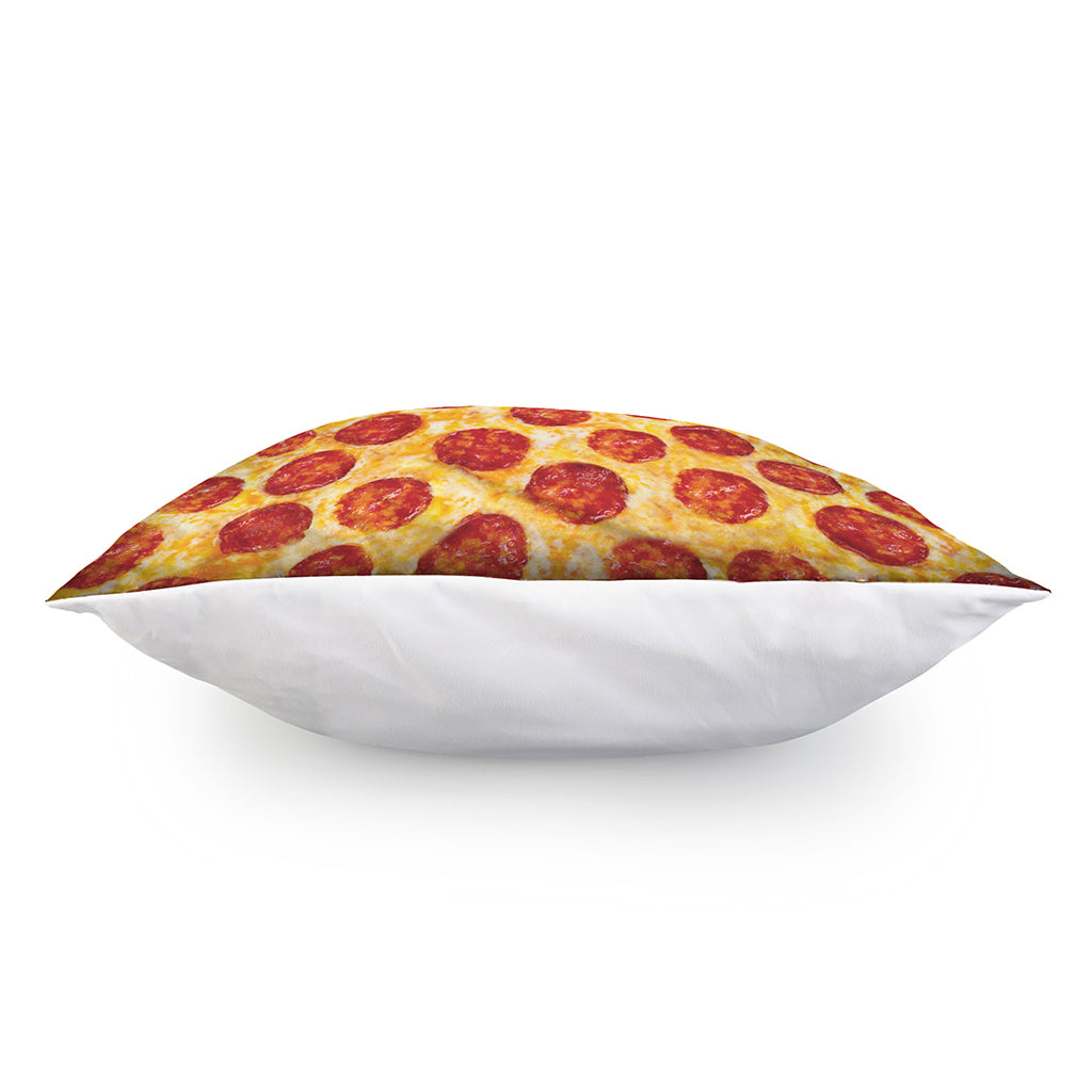 Pepperoni Pizza Print Pillow Cover