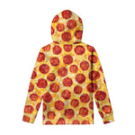 Pepperoni Pizza Print Pullover Hoodie