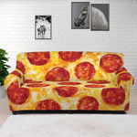 Pepperoni Pizza Print Sofa Cover