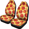 Pepperoni Pizza Print Universal Fit Car Seat Covers