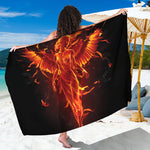 Phoenix Angel Print Beach Sarong Wrap