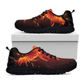 Phoenix Angel Print Black Running Shoes