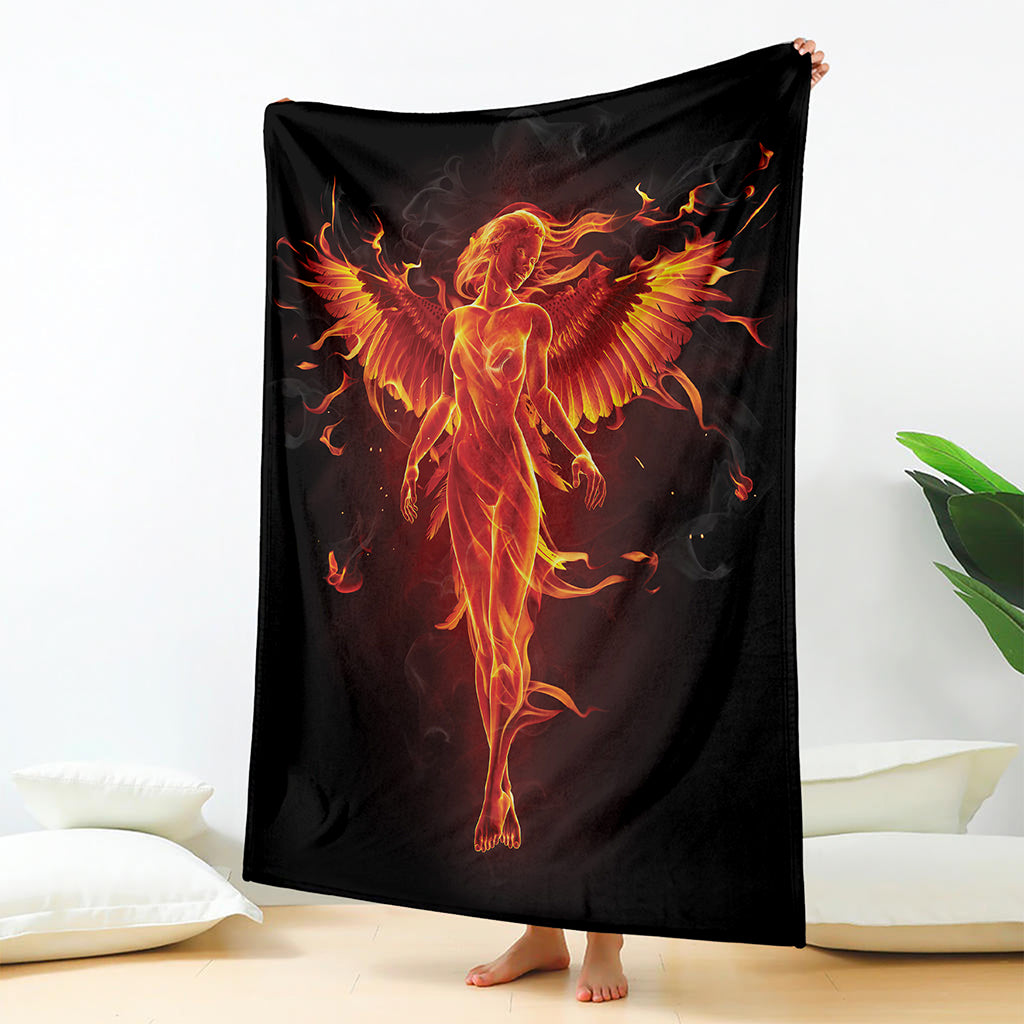 Phoenix Angel Print Blanket