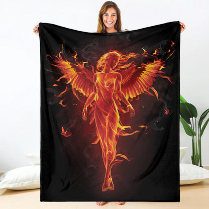 Phoenix Angel Print Blanket