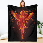 Phoenix Angel Print Blanket