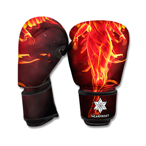 Phoenix Angel Print Boxing Gloves