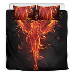 Phoenix Angel Print Duvet Cover Bedding Set