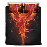 Phoenix Angel Print Duvet Cover Bedding Set