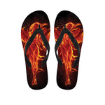 Phoenix Angel Print Flip Flops