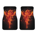 Phoenix Angel Print Front Car Floor Mats