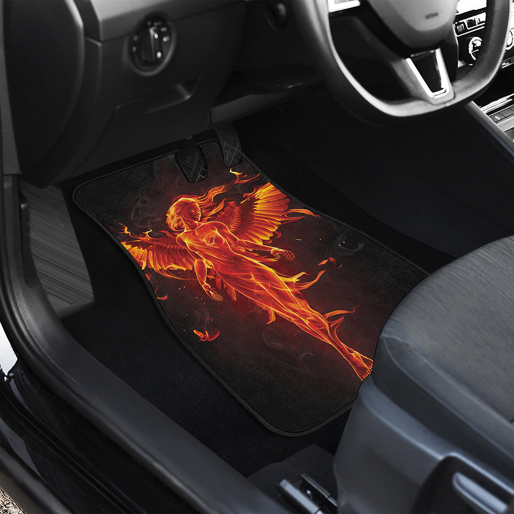 Phoenix Angel Print Front Car Floor Mats