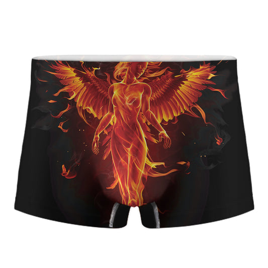 Phoenix Angel Print Men's Boxer Briefs