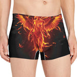Phoenix Angel Print Men's Boxer Briefs