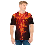 Phoenix Angel Print Men's T-Shirt