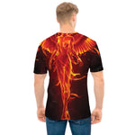 Phoenix Angel Print Men's T-Shirt