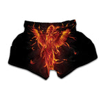 Phoenix Angel Print Muay Thai Boxing Shorts