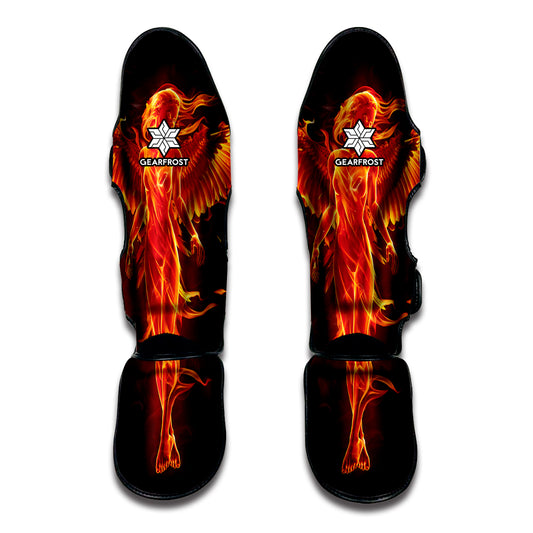 Phoenix Angel Print Muay Thai Shin Guard