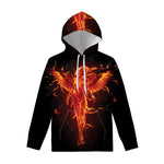 Phoenix Angel Print Pullover Hoodie