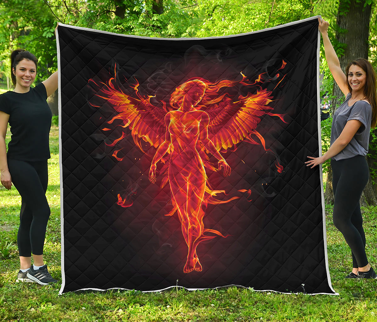 Phoenix Angel Print Quilt