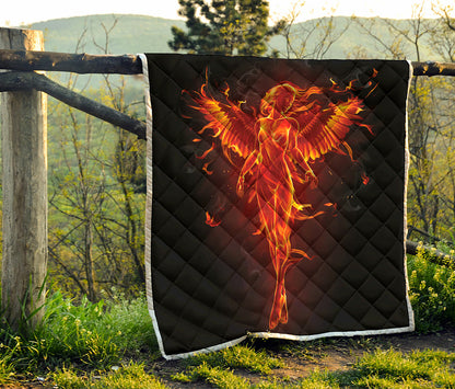 Phoenix Angel Print Quilt