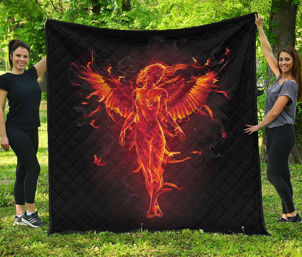 Phoenix Angel Print Quilt