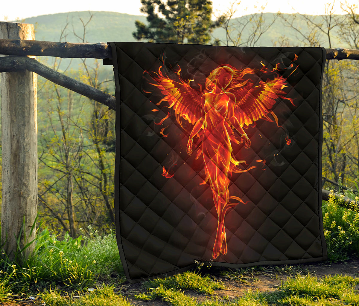 Phoenix Angel Print Quilt