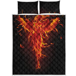 Phoenix Angel Print Quilt Bed Set