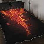 Phoenix Angel Print Quilt Bed Set